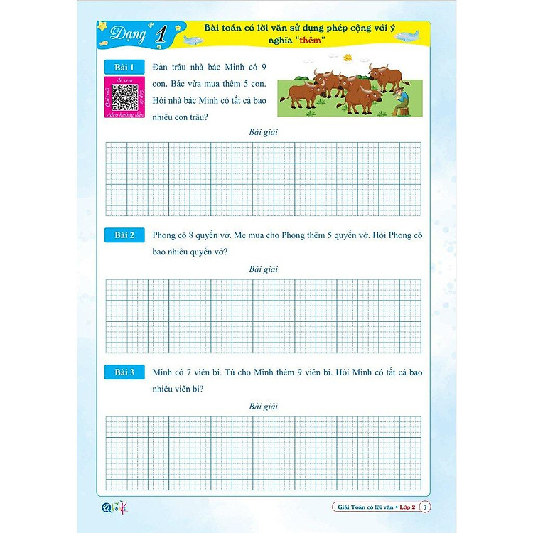 Giải Toán Có Lời Văn Lớp 2 - Chương Trình Mới - Ảnh 4