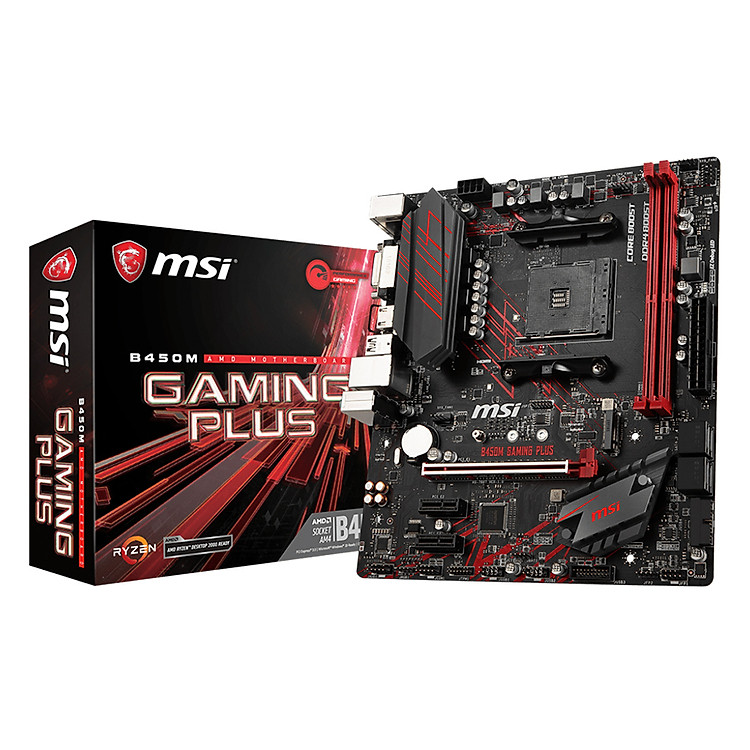 Bo Mạch Chủ Mainboard MSI B450M GAMING PLUS Socket AM4 - Hàng Chính Hãng