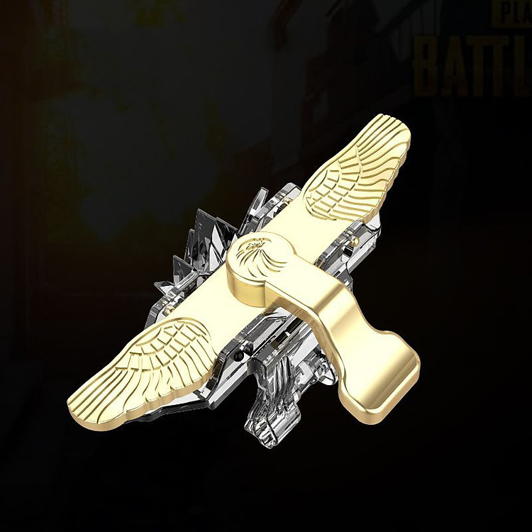 Bộ 2 Nút Bấm Chơi Game Sinh Tồn PUBG ROS Dòng Flying Eagle Thép Loại Trong Suốt