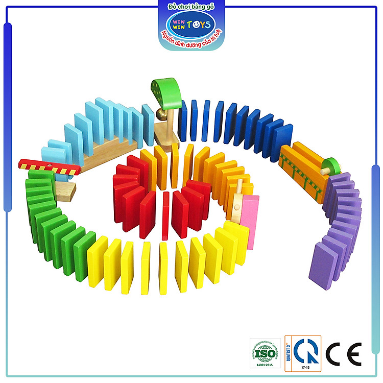Đồ chơi gỗ Xếp hình Domino Winwintoys Chính hãng Tiết kiệm