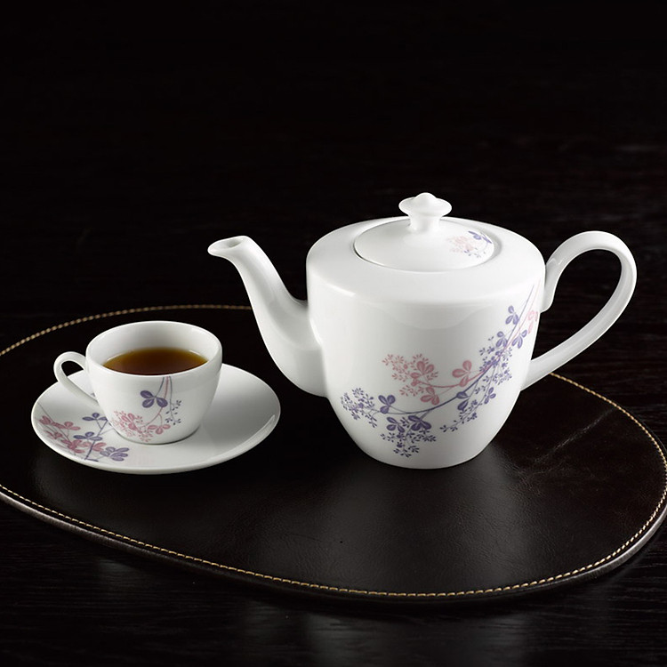 Bộ Trà Gốm Sứ Minh Long 0.65L Cỏ Tím 01655226703