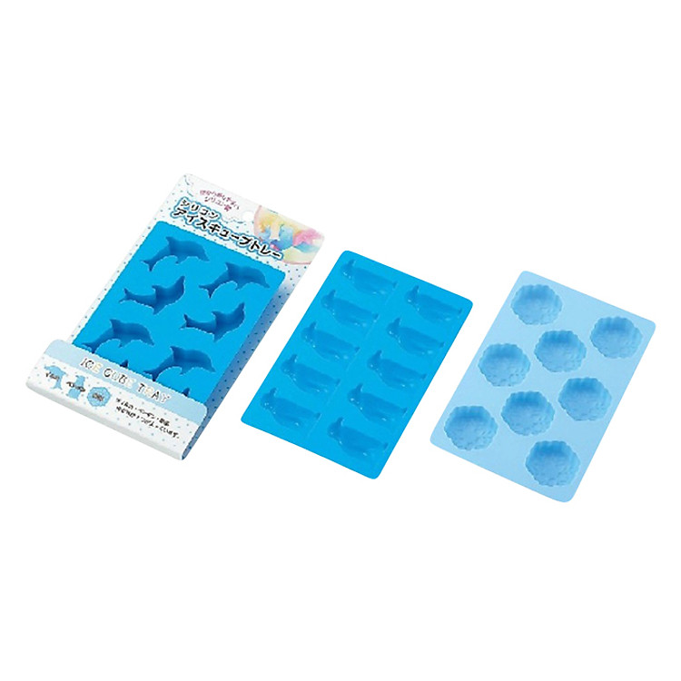 Khay Đá 8 Viên Silicion Hình Chim Cánh Cụt - Giao ngẫu nhiên - Nội Địa Nhật Bản