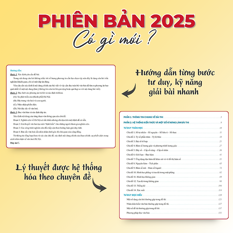 Tốc Chiến Luyện Đề Đánh Giá Tư Duy (Theo Cấu Trúc Đề Thi Của Đại Học Bách Khoa Hà Nội) - Ảnh 6