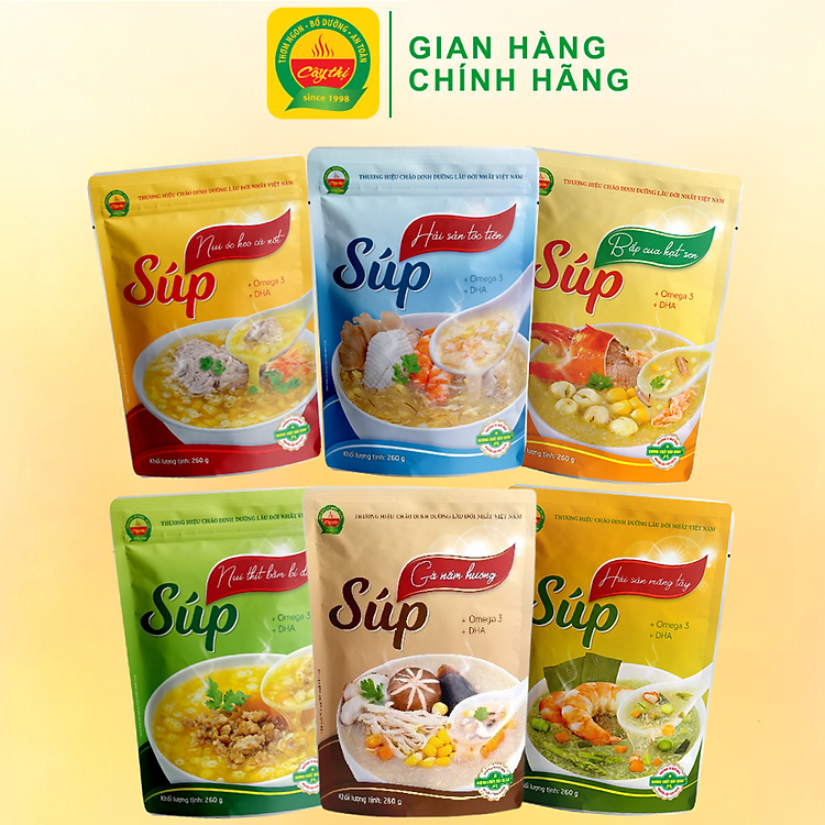 Combo 06 Gói Súp Dinh Dưỡng Cây Thị Ưu đãi