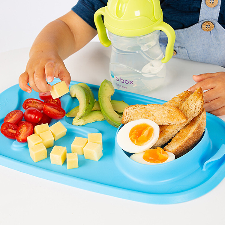 Khay ăn dặm cuộn b.box - Xanh Chính hãng Giá tốt - Hình ảnh 5