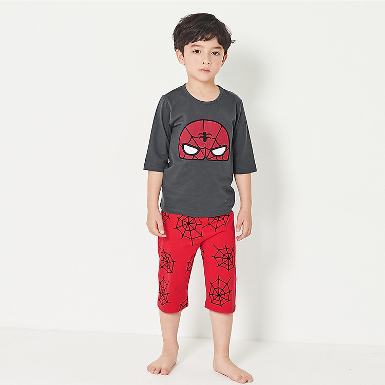 Bộ đồ lửng mặc nhà bé trai Unifriend Hàn Quốc UG012