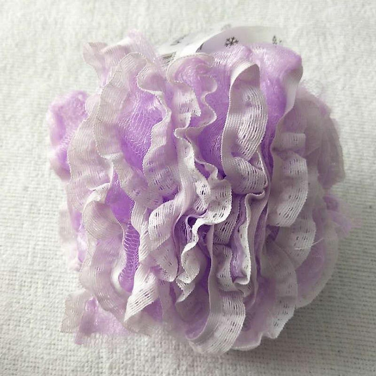 Bông Tắm Viền Ren Tròn Cao Cấp Hàn Quốc Nhiều Màu Siêu Sạch