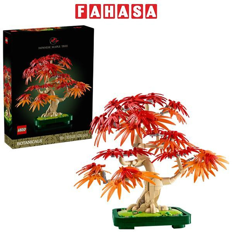 Đồ Chơi Lắp Ráp Cây Bonsai Lá Phong Đỏ - Lego Botanicals 10348 (474 Mảnh Ghép)