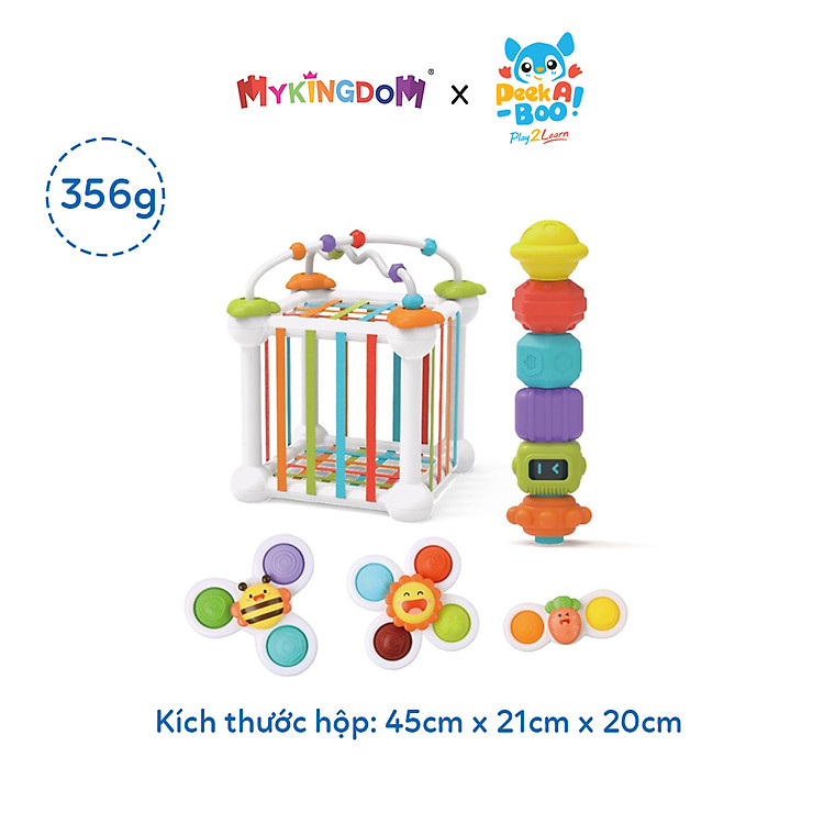 Đồ Chơi Thả Khối PEEK A BOO PAB999 Chính hãng Tiết kiệm - Hình ảnh 2