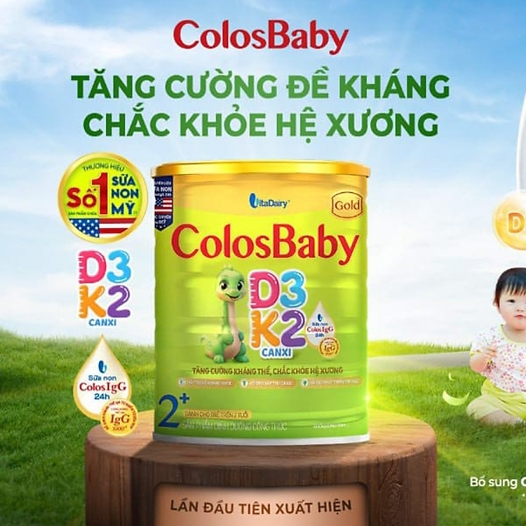Sữa công thức Colosbaby D3K2 800g Hàng chuẩn Giá tốt - Hình ảnh 2