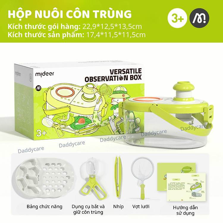 Hộp nuôi côn trùng Mideer tại Daddycareshop Chính hãng Giá tốt - Hình ảnh 3