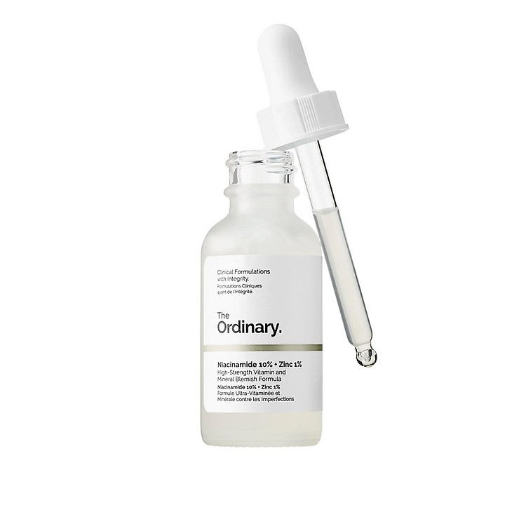 The Ordinary Niacinamide 10% + Zinc 1% - Serum Ngăn Ngừa Mụn, Se Khít Lỗ Chân Lông, Sáng Da 30ml