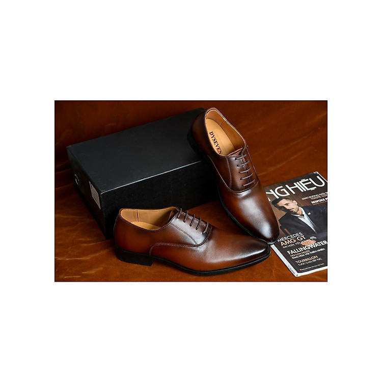 Giày Tây Nam Da Bò Công Sở Cao Cấp DYSEVEN Form Mới Nhất