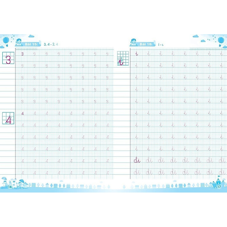 VỞ THỰC HÀNH TẬP TÔ TRỌN BỘ - tích hợp Video Hướng dẫn Viết - Ảnh 3