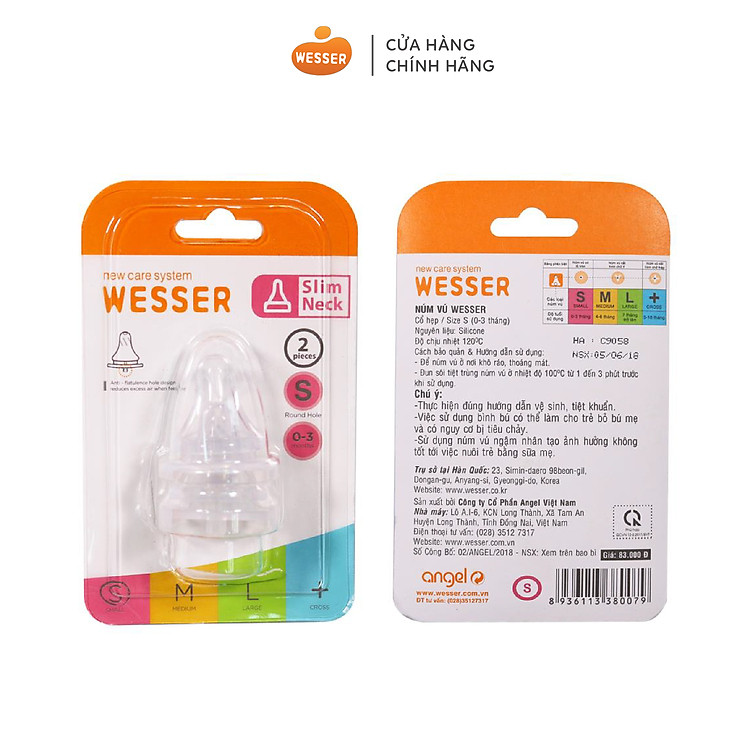 Núm vú Wesser cổ hẹp size S Đảm bảo Giá rẻ
