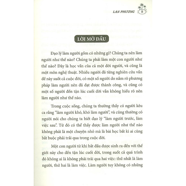 Đạo Lý Làm Người (Tái Bản) - Ảnh 3