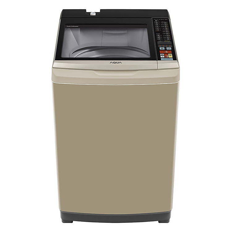 Máy Giặt Cửa Trên Inverter Aqua AQW-DW90AT-N (9Kg) - Vàng Kim - Hàng Chính Hãng