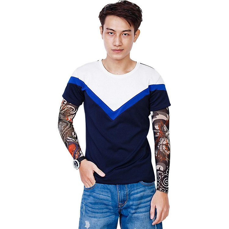 Găng Tay Hình Xăm Tattoo 3d (2 Găng Tay, Mẫu Giao Ngẫu Nhiên)