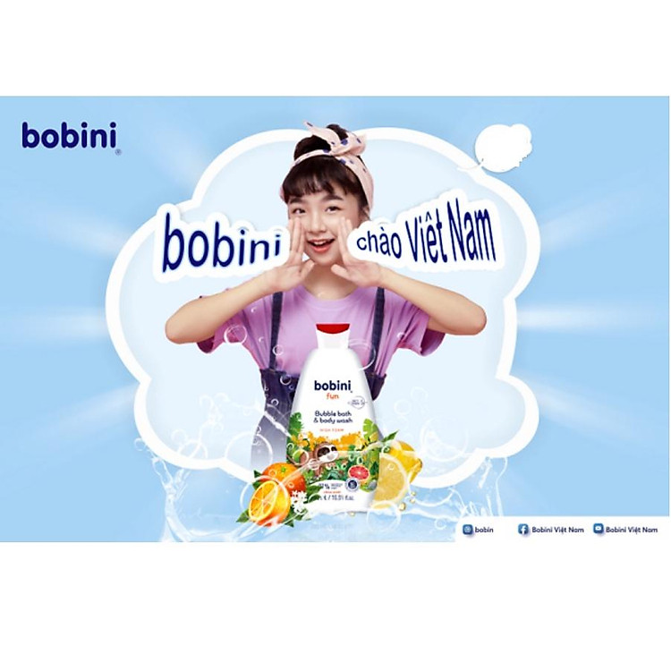 Gel tắm Bobini Fun cho trẻ 500ML Chính hãng Giá tốt - Hình ảnh 3
