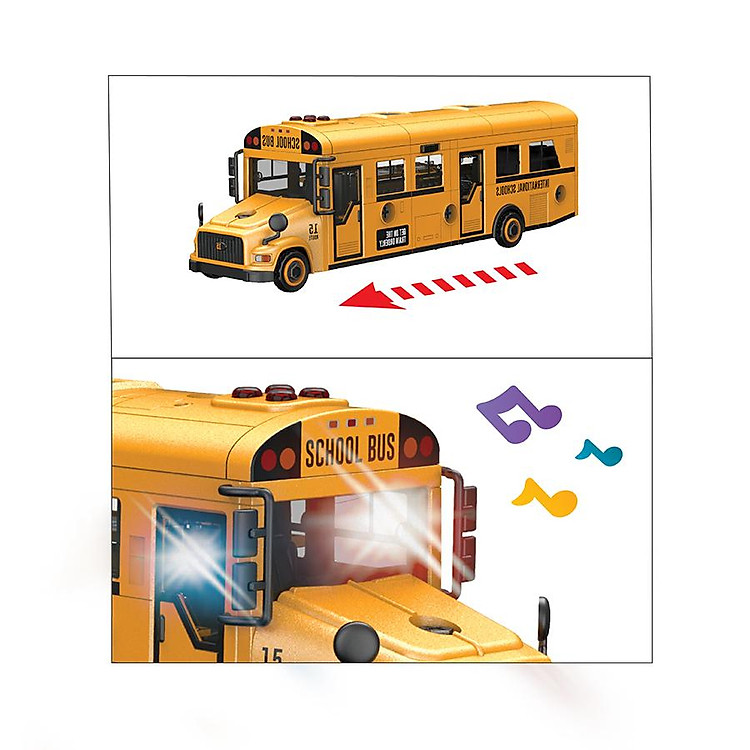 Đồ Chơi Lắp Ráp Xe Buýt VECTO VT9099C Chính hãng Tiết kiệm - Hình ảnh 3