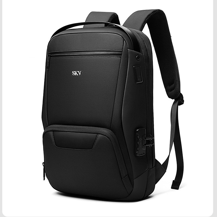 Hàng Chính Hãng Balo Nam Cao Cấp SKV Công Suất Lớn Phong Cách Châu Âu (Tặng 4 miếng đựng Card) E750