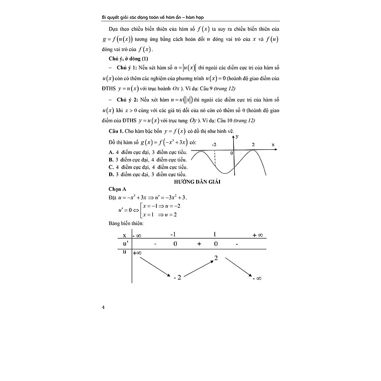 BÍ QUYẾT GIẢI CÁC DẠNG TOÁN VỀ HÀM ẨN - HÀM HỢP - Ảnh 3