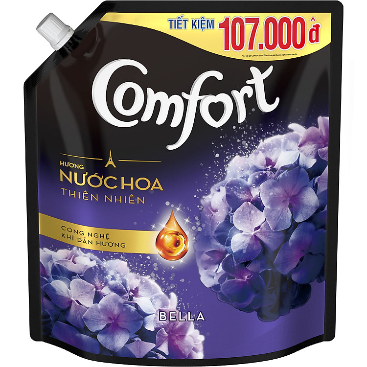 Nước Xả Vải Comfort Hương Nước Hoa Thiên Nhiên Bella (2.4L)