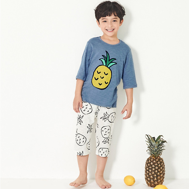 Bộ đồ xuân hè bé trai Unifriend Hàn Quốc UNI0723