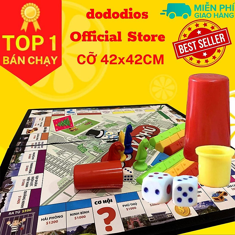 Cờ Tỷ Phú - Bàn Nhựa Cao Cấp 42x42cm Chính hãng Giá tốt - Hình ảnh 5