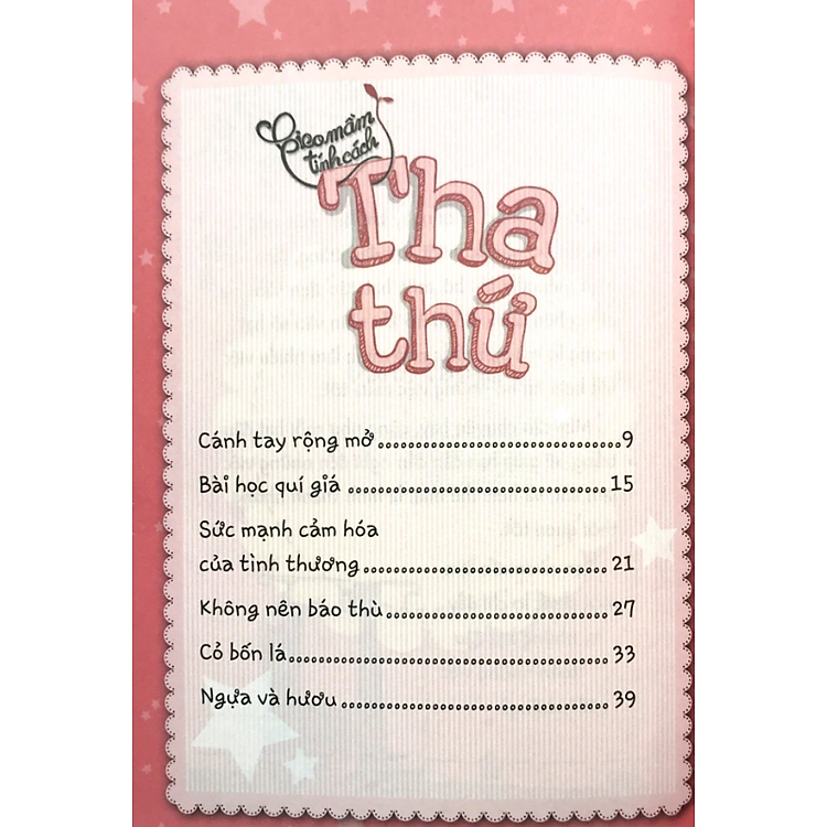 Gieo Mầm Tính Cách - Tha Thứ (Tái Bản) - Ảnh 4