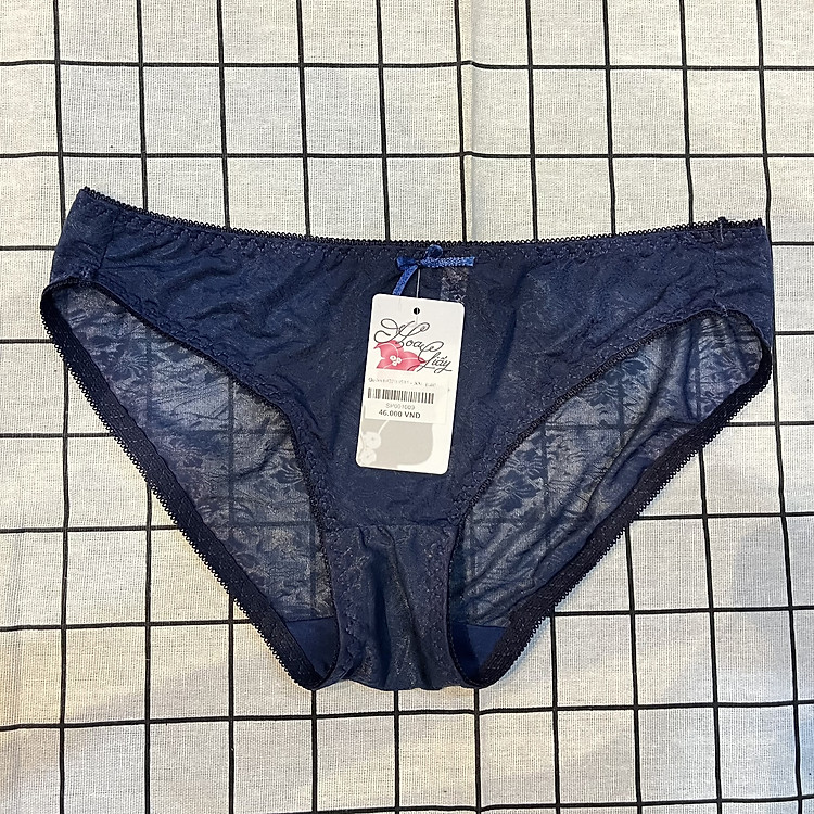 Quần lót nữ Hoa Giấy HG293511 ren lưới hoa mềm đính nơ ôm nguyên mông