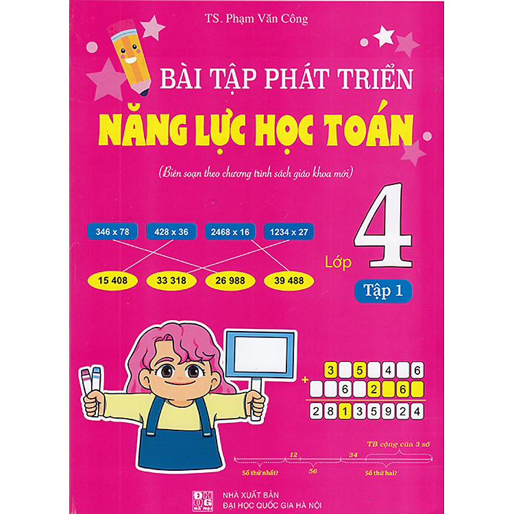 Sách - Bài tập phát triển năng lực học toán 4 tập 1 (Biên soạn theo chương trình sgk mới)