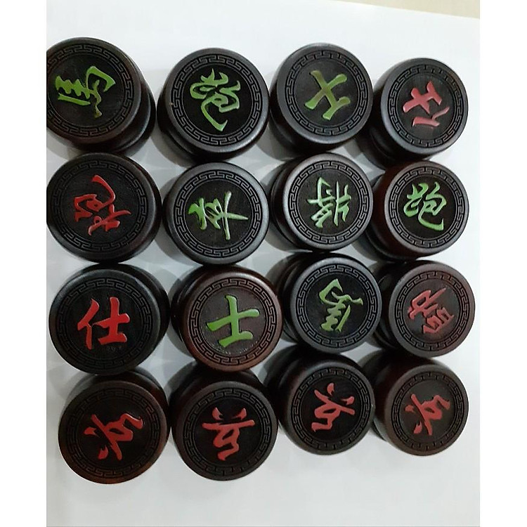 Cờ tướng gỗ trắc chữ nổi cao cấp Chính hãng Giá tốt - Hình ảnh 3