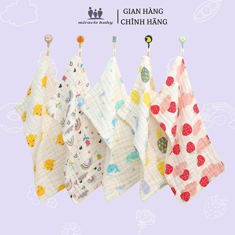 Tham Khảo tại ConCung: Set 2 khăn tắm Muslin Miracle Baby , nhận ngay nhiều Ưu đãi