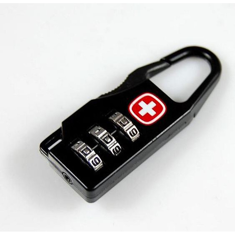 Ổ Khóa 3 Vali Balo 3 Chữ Số Hình Chữ Thập - Chất Liệu Hợp Kim Bền Bỉ (Màu Ngẫu Nhiên)