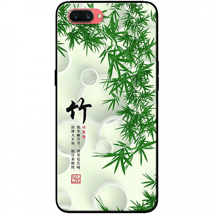 Ốp lưng dành cho Oppo A3s mẫu Lá tre thư pháp