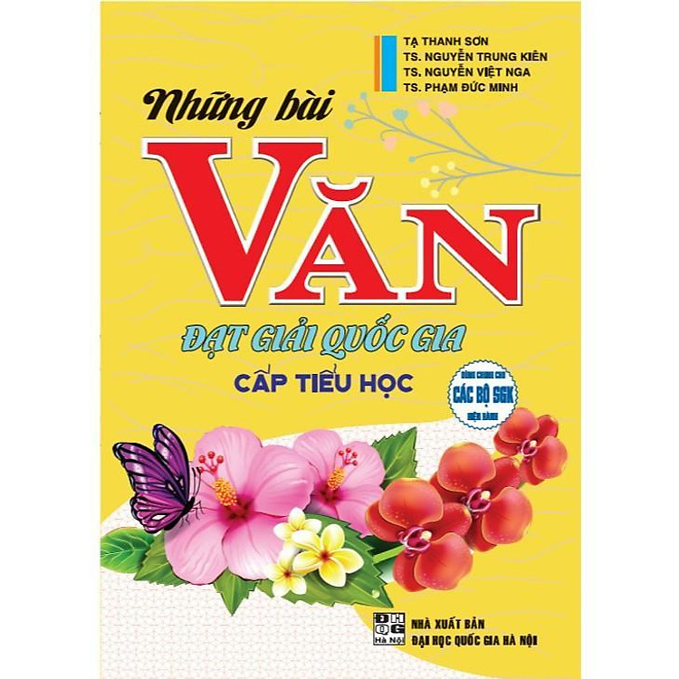 Sách - Những Bài Văn Đạt Giải Quốc Gia Cấp Tiểu Học - Dùng Chung Cho Các Bộ SGK Hiện Hành - Hồng Ân