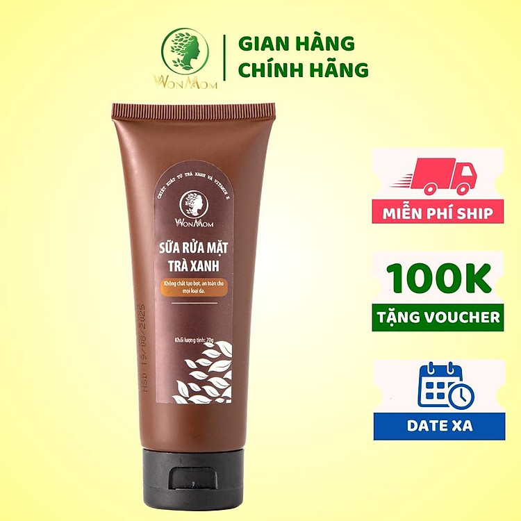 Tìm mua tại Avakids:Sữa rửa mặt hữu cơ Wonmon 70g, tràn ngập Khuyến mãi, Ưu đãi