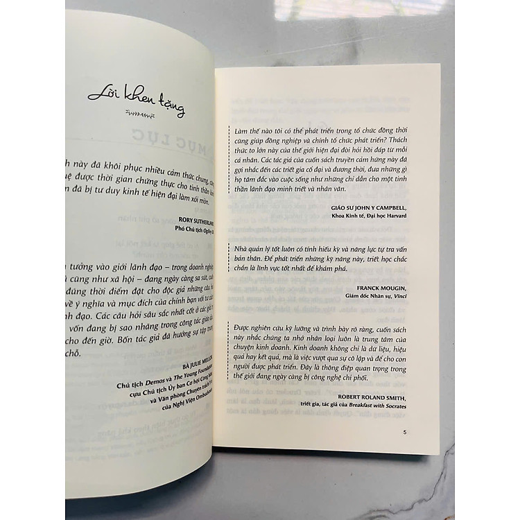 Triết Học Nói Với Doanh Nhân Lãnh Đạo - Ảnh 6