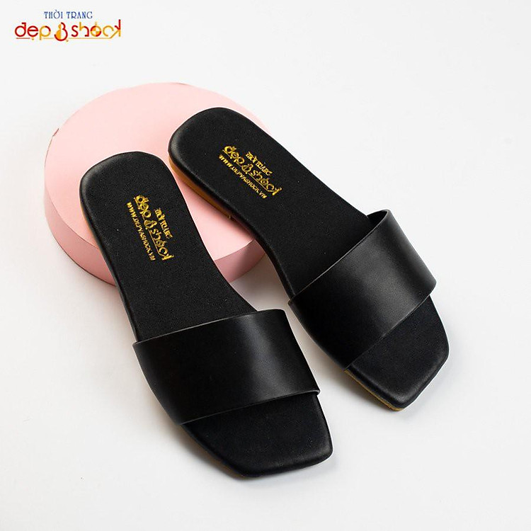 Dép nữ quai ngang big size 41 42 43 thời trang Depvashock MS 111