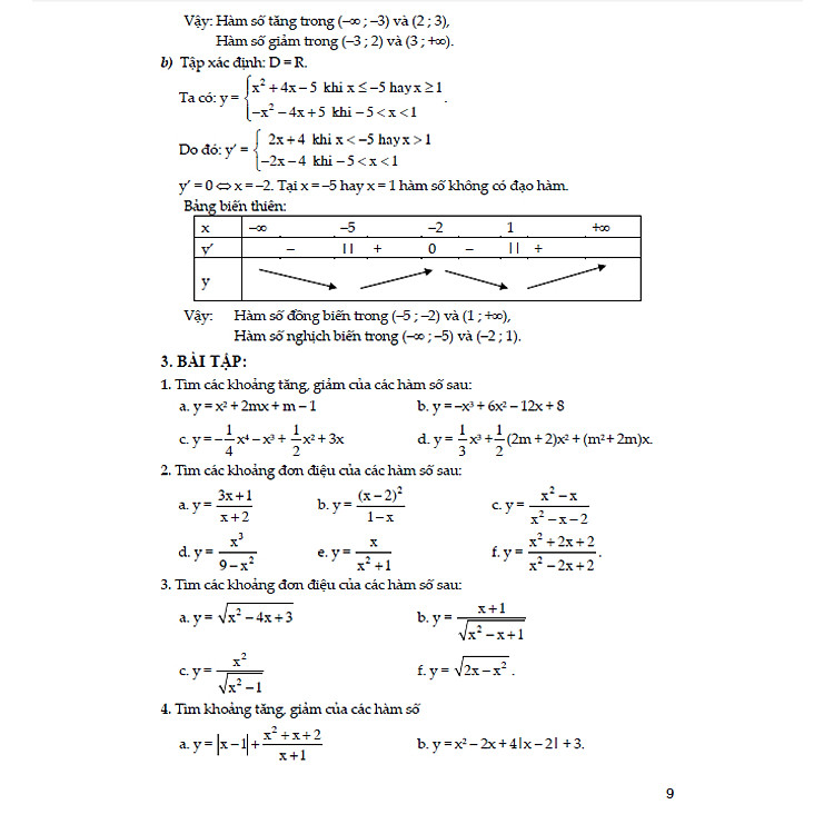 Kĩ Thuật Giải Nhanh Bài Toán Giải Tích 12 - Ảnh 5