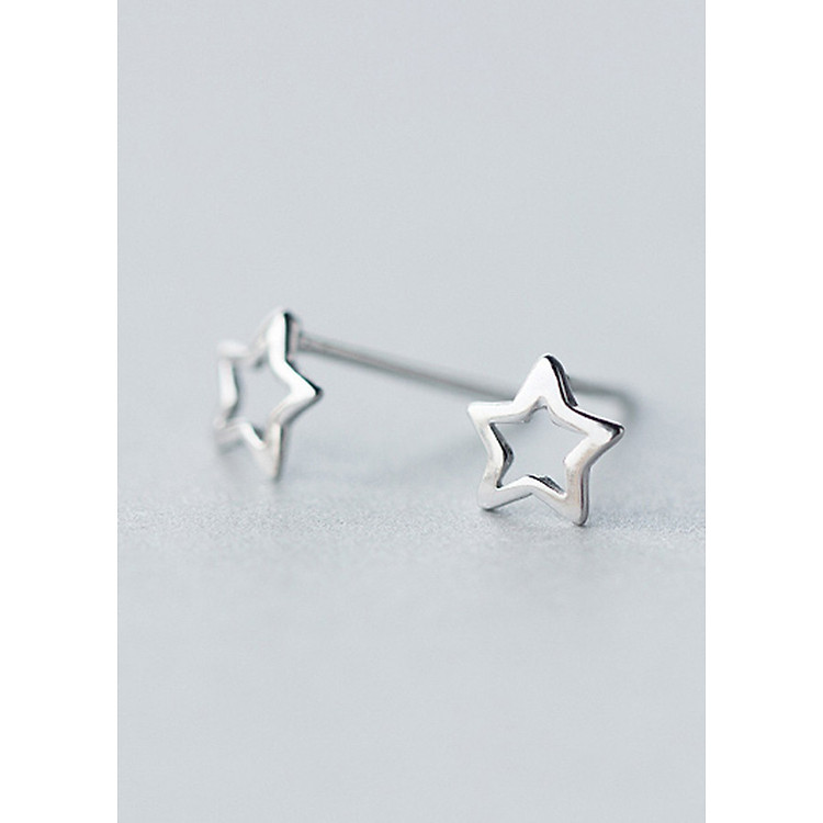 Bông Tai Nữ | Bông Tai Nữ Bạc Ngôi Sao B2434 - Bảo Ngọc Jewelry