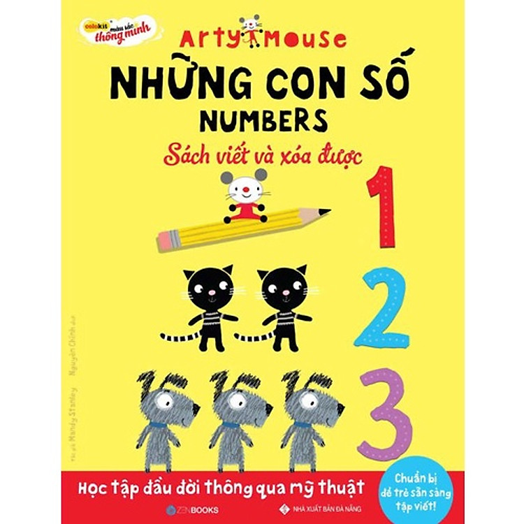 Arty Mouse Những Con Số (Sách Viết Và Xóa Được) - Ảnh 3