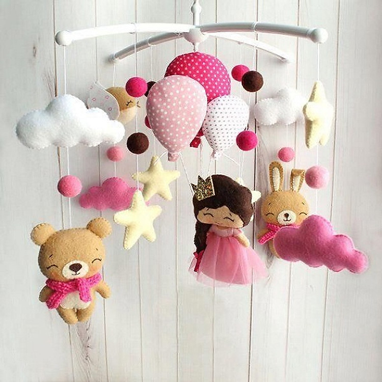 Treo nôi công chúa bong bóng