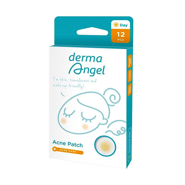 Hộp miếng dán hỗ trợ trị mụn che khuyết điểm dermaAngel