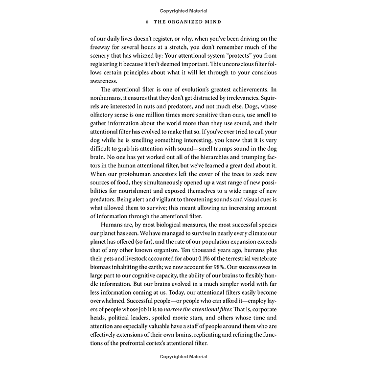 The Organized Mind: Thinking Straight In The Age Of Information Overload - Ảnh 6