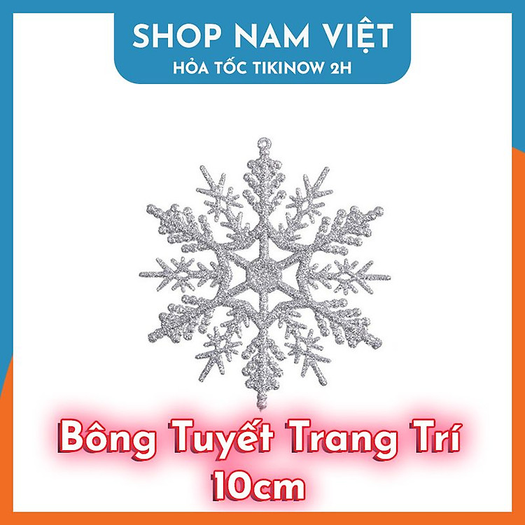 Bông Tuyết 10cm (5 chiếc)