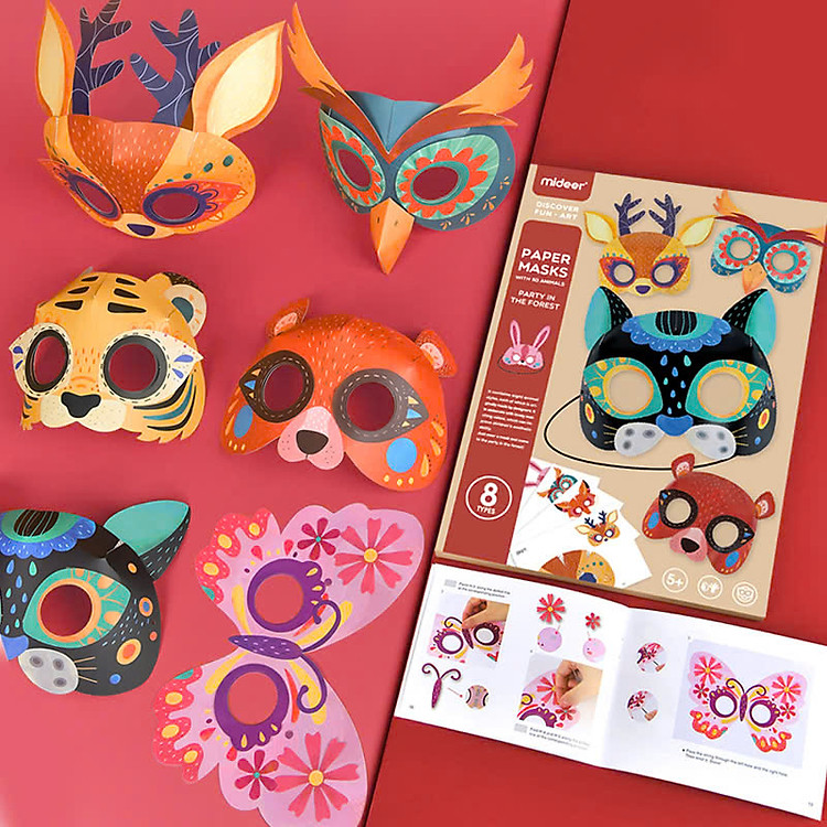 Mideer Paper Masks - Đồ Chơi Gấp Giấy Chính hãng Giá rẻ - Hình ảnh 3