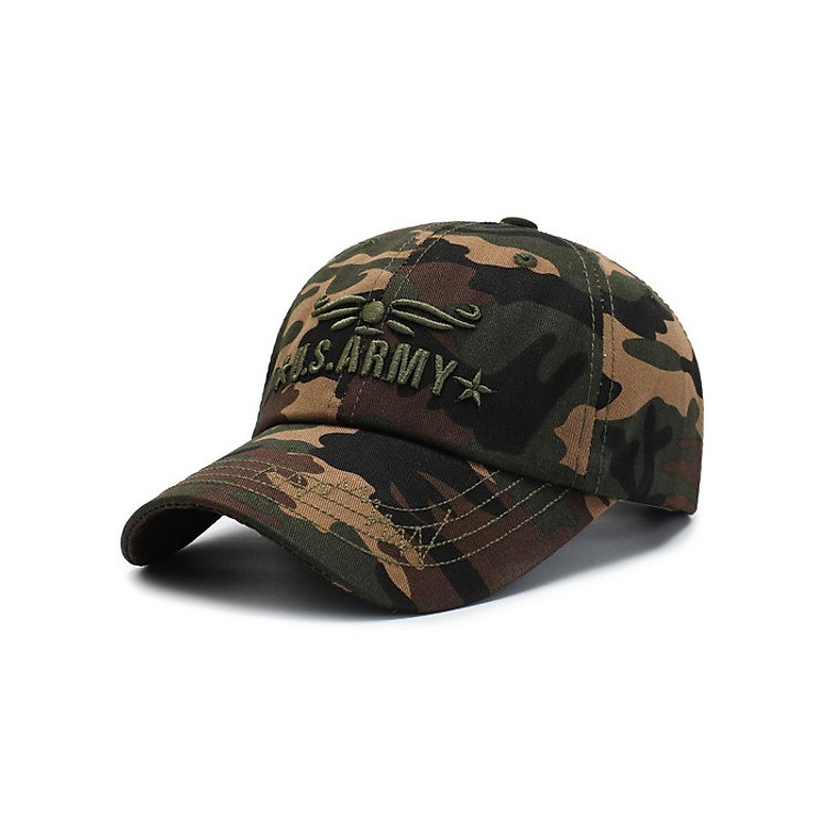 Nón kết - Mũ lưỡi trai US ARMY kiểu dáng rằn ri - phong cách lính Mỹ dành cho cả nam và nữ