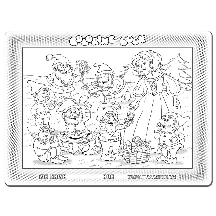 Mua Xếp hình Bạch Tuyết & 7 Chú Lùn Chính hãng Giá tốt - Hình ảnh 2